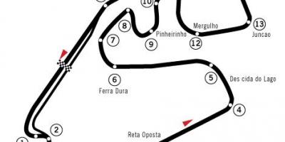 Mapa Autódromo José Carlos Pace