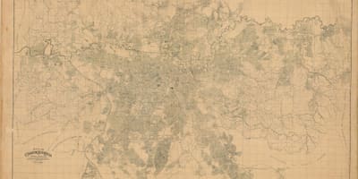 Mapa bivši Sao Paulo - 1943