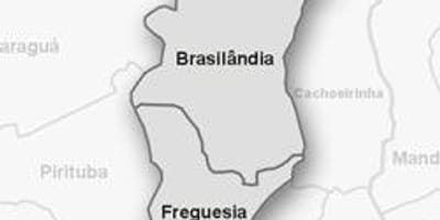 Mapa Freguesia uraditi Ó pod-prefektura