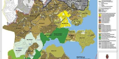 Mapa M'Boi Mirim Sao Paulo - Okupacija tlu