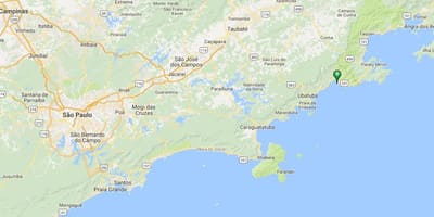 Mapa plaži Almada