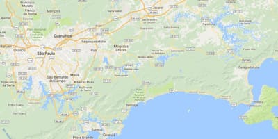 Mapa plaži Caçandoquinha