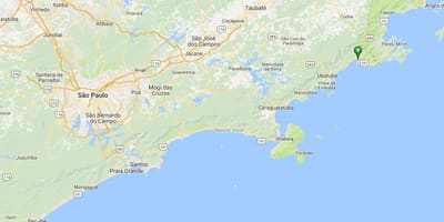 Mapa plaži Estaleiro