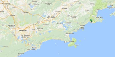 Mapa plaži Fazenda