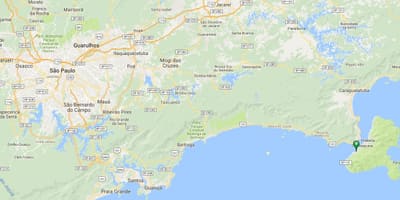 Mapa plaži Grande
