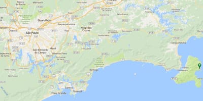 Mapa plaži Guanxuma