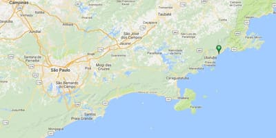 Mapa plaži Itamambuca