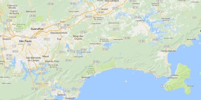 Mapa plaži Lazara