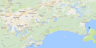 Mapa plaži Ponta Azeda