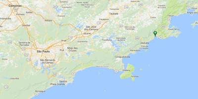 Mapa plaži Puruba