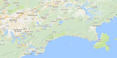 Mapa plaži Saco da Ribeira