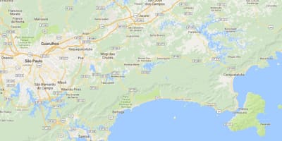 Mapa plaži Santa Rita