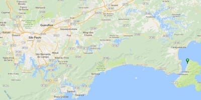 Mapa plaži Siriúba