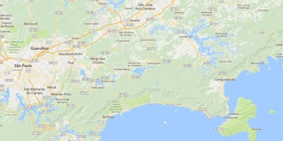 Mapa plaži Tenório