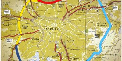 Mapa Sao Paulo washingtonu