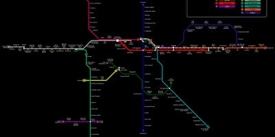 Mapa Sao Paulo CPTM metro