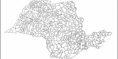 Mapa Sao Paulo djevica - opštine