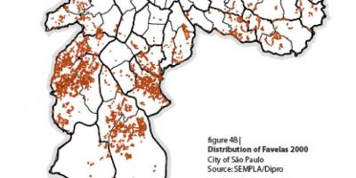 Mapa Sao Paulo favele
