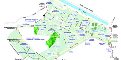 Mapi univerziteta u Sâo Paulo - USP