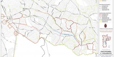 Mapa Vila Prudente Sao Paulo - Putevi